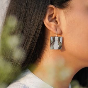 Torso Square Earring
