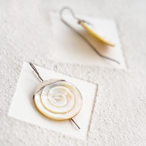 Rosarium Round Earring