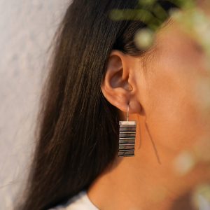 Escalier Rectangular Earring