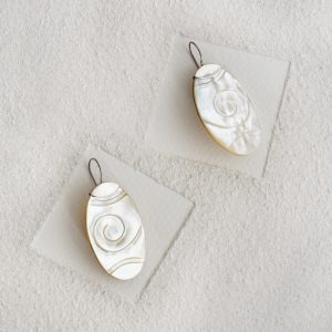 Rosarium Oval Earring