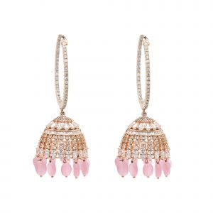 Mod Jhumki in pink